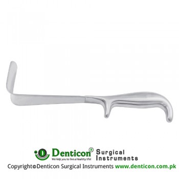 Doyen Vaginal Speculum Slightly Concave-Fig. 3 Stainless Steel, Blade Size 130 x 60 mm